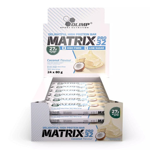 Olimp Bar Matrix Pro 32 - 24x80g Šokolāde