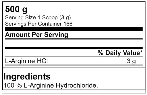 GN Arginīns HCL Nano Pure 500g