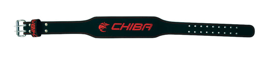 Chiba - 40810 - Leather belt black/red L