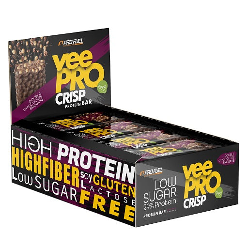 ProFuel veePRO CRISP protein bar 12 pack chocolate hazelnut