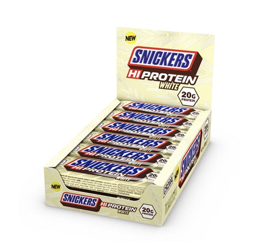 Snickers HI proteīna baltā tāfelīte (12x57g)