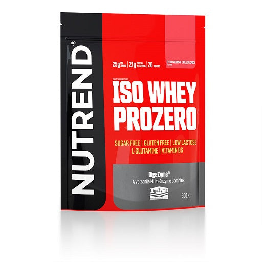 Nutrend ISO WHEY PROZERO 500g baltās šokolādes