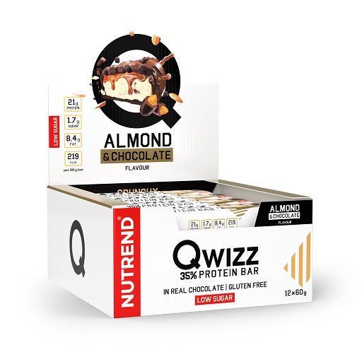 Nutrend QWIZZ Kraukšķīgs proteīna batoniņš 12x60g