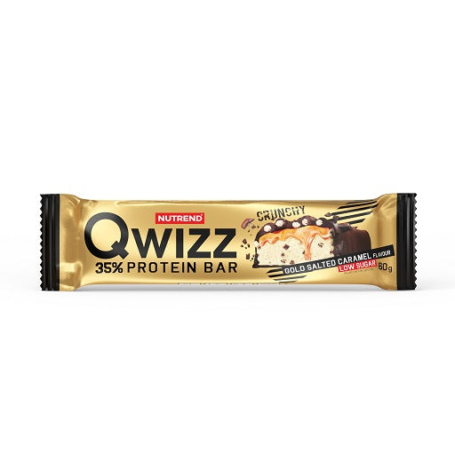 Nutrend QWIZZ Kraukšķīgs proteīna batoniņš 12x60g Šokolādes braunijs