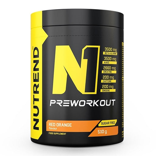 Nutrend N1 Preworkout NEW 10 x 17g SAMPLES Grapefruit