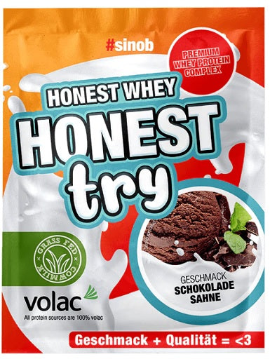 SInob Honest Whey+ Izmēģiniet 5x30g PARAUGI Strawberry Shake