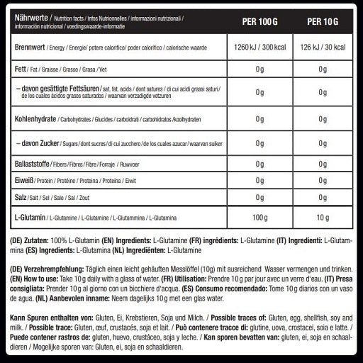 Sinob Core L-glutamīns 500g Kan