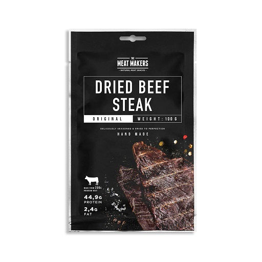 The Meat Makers Beef Jerky Steak 1x100g Liellopu gaļas oriģināls