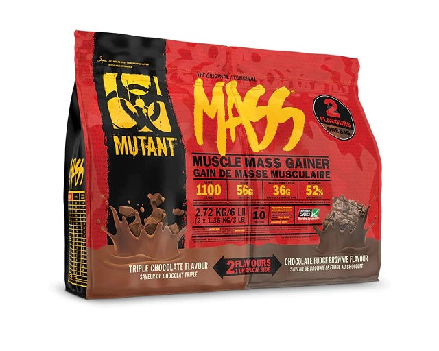 Mutant Mass Dual Chamber Bag - 2720g Triple Chocolate/Vanilla Ice Cream