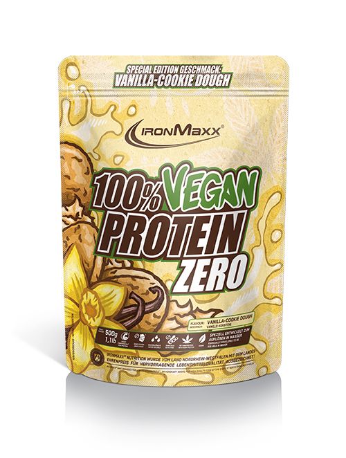 IronMaxx 100% Vegan protein Zero 500g Sunny Banana