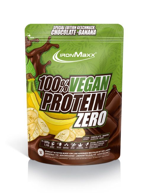 IronMaxx 100% Vegan proteīns Zero 500g Vaniļas cepumu mīkla