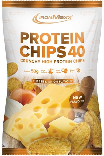 Ironmaxx protein Chips 40 5x50g Cheese & Onion