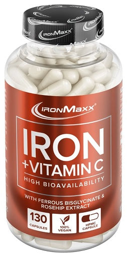 IronMaxx Iron + C vitamīns - 130 kapsulas