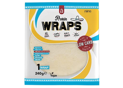 WellNosupps protein wraps 1x240g SINGLE