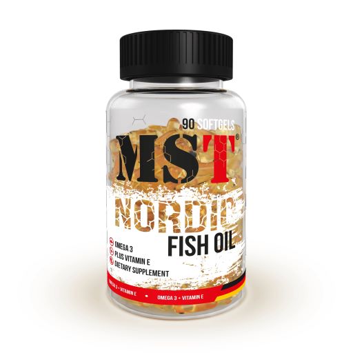 MST — Ziemeļvalstu zivju eļļa 90 vāciņi (Omega 3)