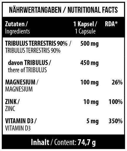 MST - Tribulus 90% Pro 90 caps