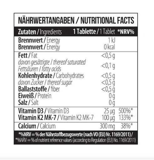 MST - Calcium Citrate D3 K2Vital 60 tabletes