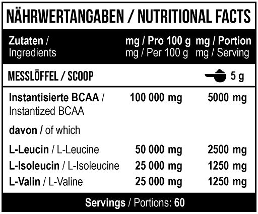 MST - vegāns BCAA 300g