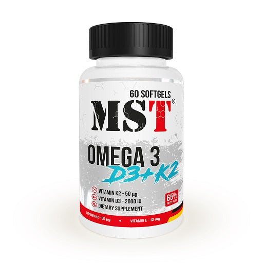 MST - Omega 3 + D3 + K2 - 60 kapsulas