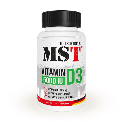 MST – D3 vitamīns – 150 mīkstās želejas