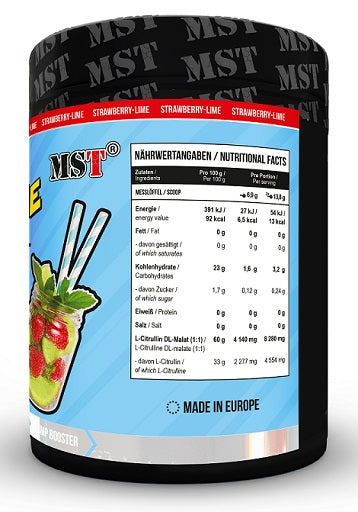 MST - Citrulline Pump 262g Mango Passion Fruit