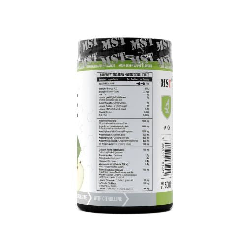 MST - kreatīns Kick 500g Green Apple