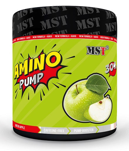 MST - Amino Pump (aromatizēts) 304g Green Apple