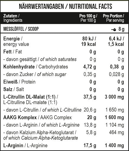 MST - Amino Pump (aromatizēts) 304g Green Apple