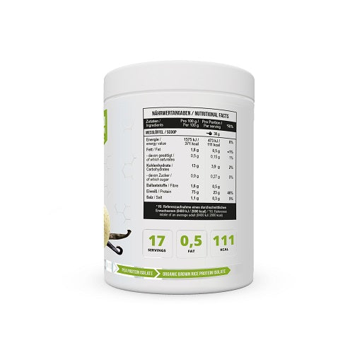 MST Vegan Mix protein isolate 900g can of chocolate