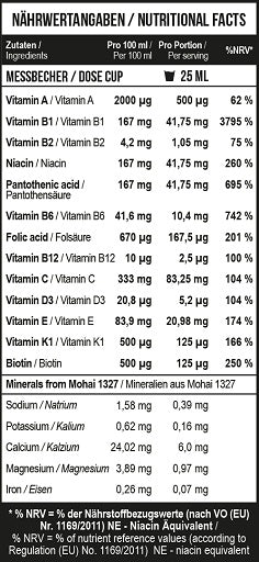 MST - HEALTHY v&m Liquid 1000ml Orange