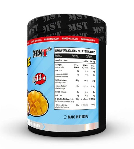 MST - Citrulline Pump 511g Strawberry-Lime