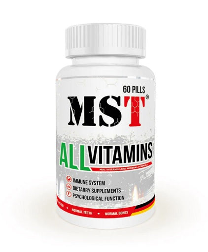 MST – visi vitamīni 60 tabletes