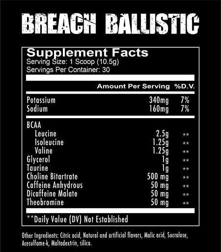 Redcon1 Breach Ballistic (BCAA) 30 Serv. Watermelon