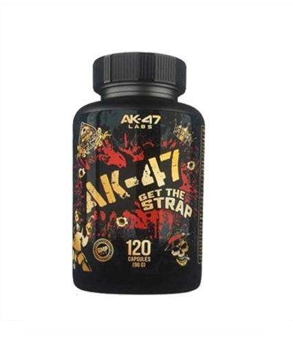 AK47 Labs TestBooster Iegūstiet Strap 120 kapsulas