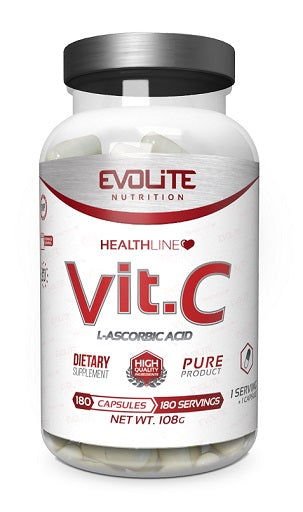 Evolite Nutrition - C vitamīns 500 mg (180 kaps.)