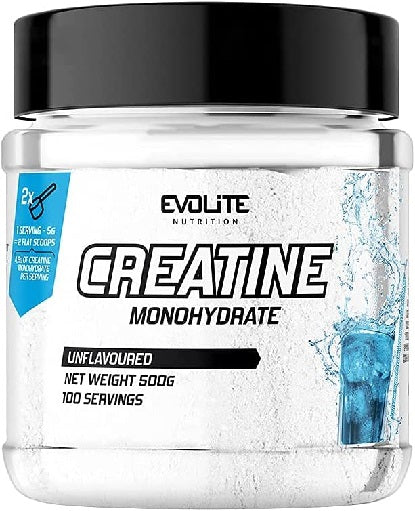 Evolite Nutrition - kreatīna monohidrāts bez garšas 500g