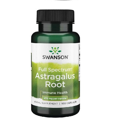 Swanson Astragalus Root 470mg - 100 capsules