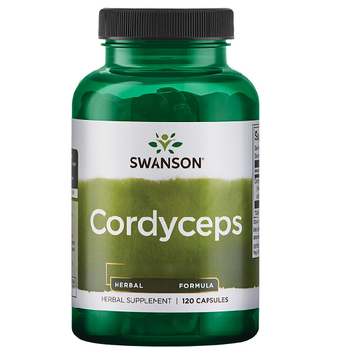 Swanson Cordyceps 600mg 120 kapsulas