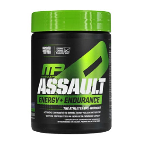 MusclePharm Assault Energy + Endurance 345g Strawberry Ice