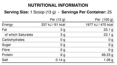 Lietišķā uztura keto kolagēna peptīdi - 325g