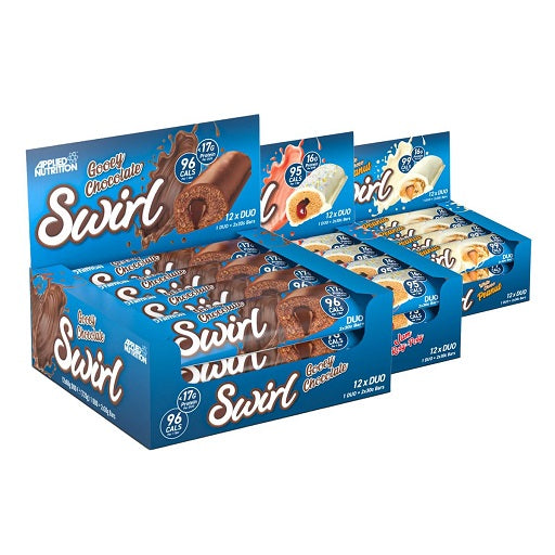 Lietišķā uztura SWIRL batoniņš (12x60g) Gooey šokolāde