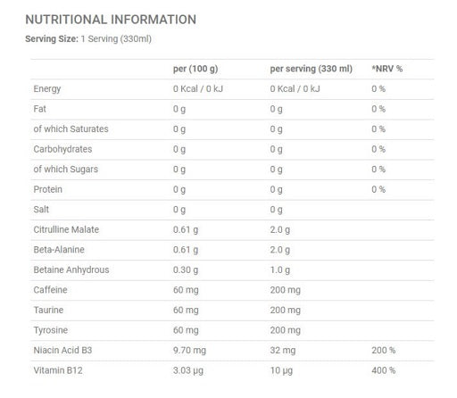 Applied Nutrition A.B.E. RT3 12x330ml Blue Lagoon