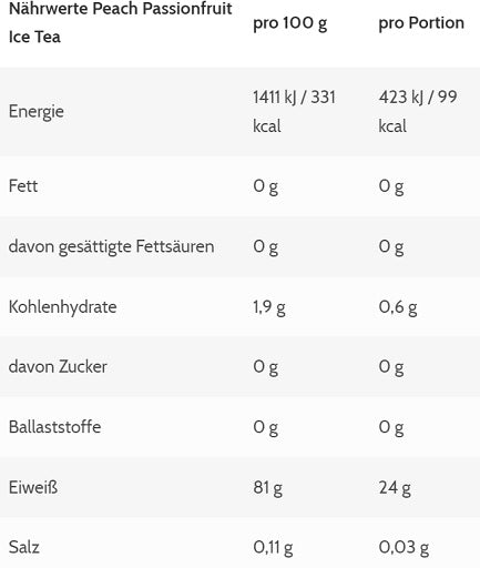 MoreNutrition More Clear 600g Persiku pasifloru ledus tēja