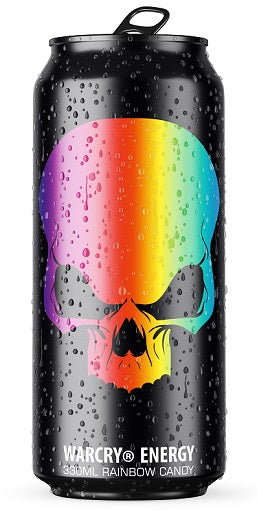 Genius Nutrition Warcry Energy Drink black (24 x 330 ml) Kiwi-Strawberry