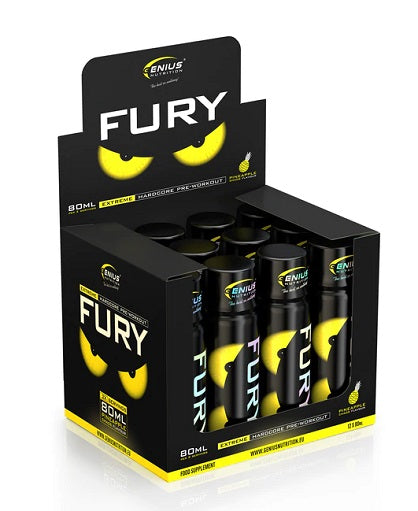 Genius Nutrition - Fury Extreme Shot (12x80ml) Ananāss