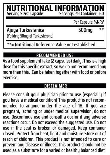 Chemical Warfare Turkesterone Elite 60 kapsulas