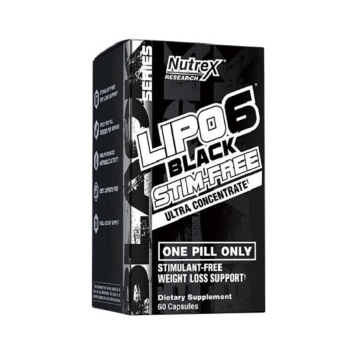 Nutrex Lipo 6 Black STIM-FREE 60 kapsulas