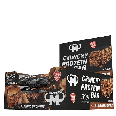 Mammut Crunchy proteīna batoniņš 12x45g jaukts (katra 4x3 šķirnes)