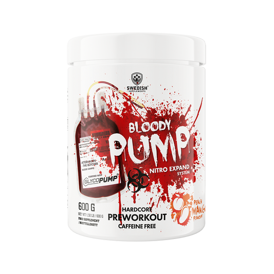 Zviedru uztura bagātinātāji Bloody Pump 550 g persiku mango