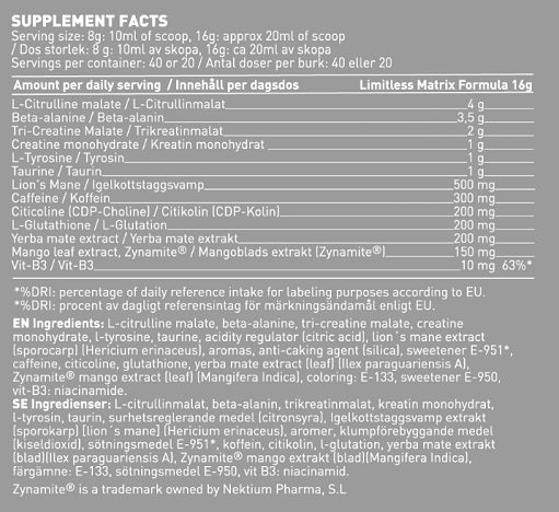 Swedish Supplements Project X 320 g Berry Mind Blast